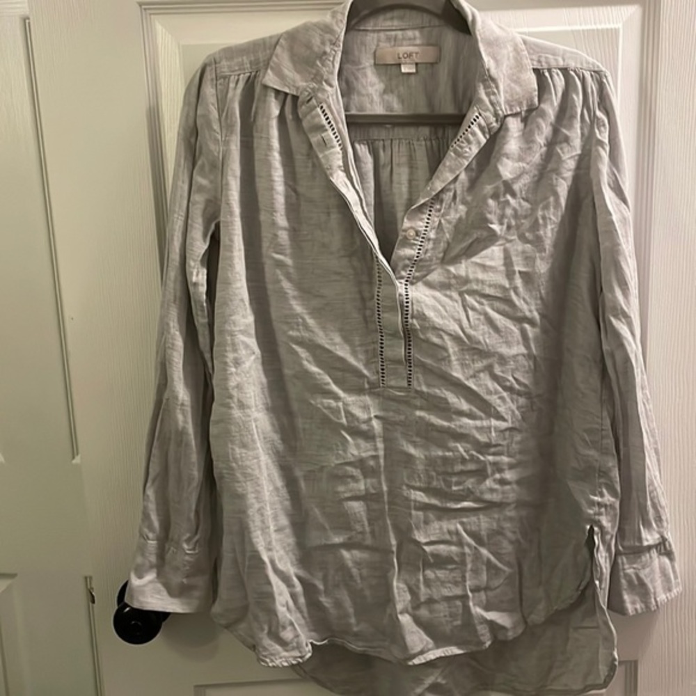 Cotton Button Down Loft Small